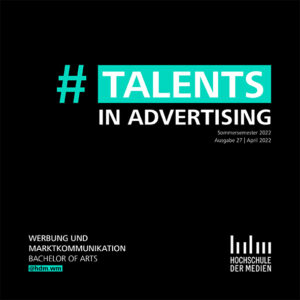 Titel Booklet Talents in Advertising